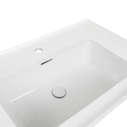 Раковина Qtap Albatross A 800х500х230 White с донным клапаном QT01115080AW Раковина Qtap Albatross A 800х500х230 White с донным клапаном QT01115080AW