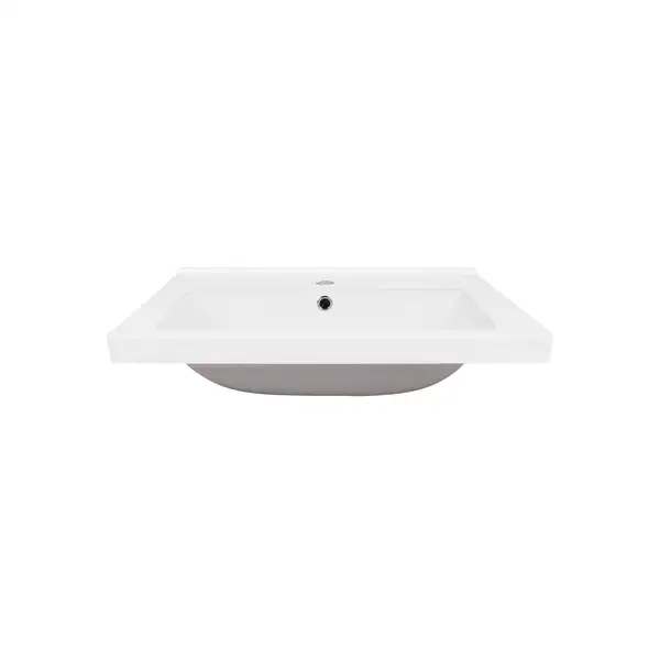 Раковина Qtap Albatross 5C 600х480х210 White с донным клапаном QT01115060CW