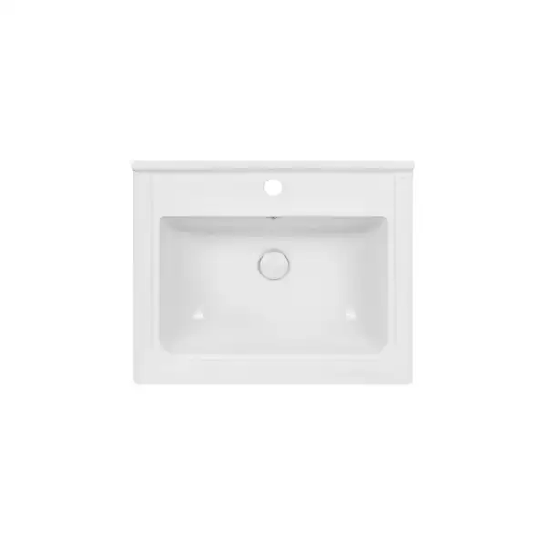 Раковина Qtap Albatross Q 600х480х230 White с донным клапаном QT01115060QW