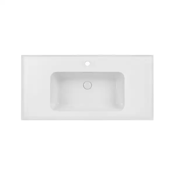 Раковина Qtap Albatross A 1000х500х230 White с донным клапаном QT01115100AW