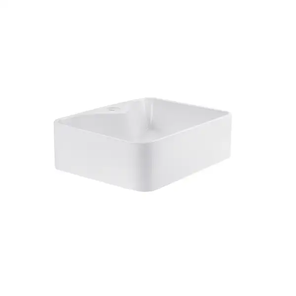 Раковина-чаша Qtap Crow 400х300х140 White с донным клапаном QT05117040JW