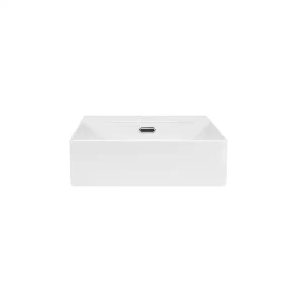 Раковина Qtap Nando C 405х405х125 White с донным клапаном QT12117040CW Раковина Qtap Nando C 405х405х125 White с донным клапаном QT12117040CW