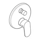 Hansgrohe Rebris S Смеситель для ванны/душа, Matt Black (72466670)