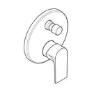Hansgrohe Rebris E Смеситель для ванны/душа, черный (72468670)