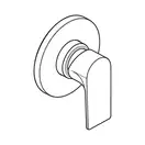 Hansgrohe Rebris E Змішувач для душу, чорний матовий (72658670)