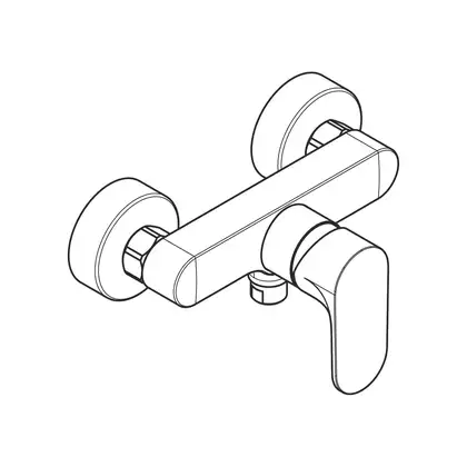Hansgrohe Rebris Смеситель для душа, Matt Black (72640670) Hansgrohe Rebris Смеситель для душа, Matt Black (72640670)
