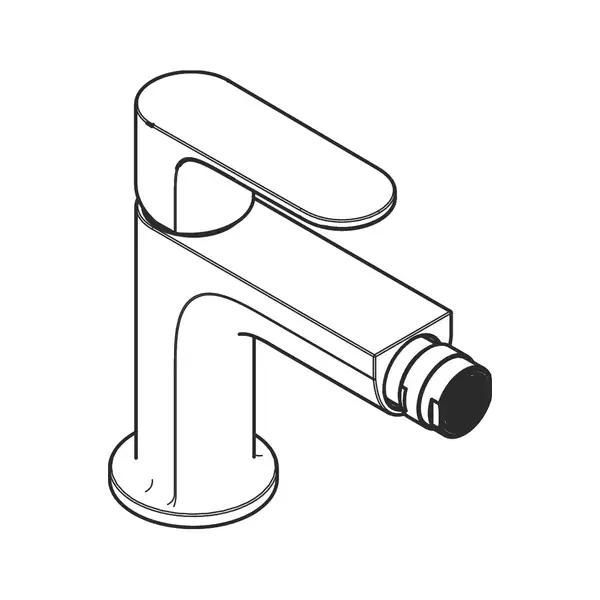Hansgrohe Rebris S Смеситель для биде, Matt Black (72210670) Hansgrohe Rebris S Смеситель для биде, Matt Black (72210670)