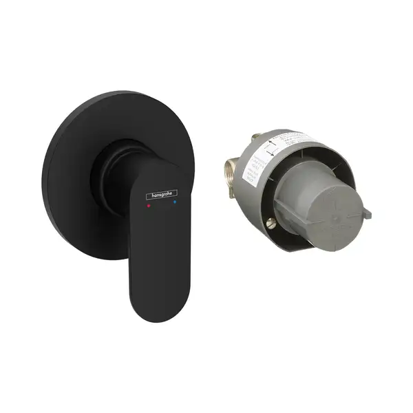 Hansgrohe Rebris S Змішувач для душу, чорний матовий (72648670) Hansgrohe Rebris S Змішувач для душу, чорний матовий (72648670)