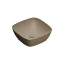 Раковина накладная на столешницу Catalano Green Lux Сolori 40 х 40 х h14 см, цвет - коричневый матовый 140APGRLXMS