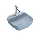 Раковина полувстраиваемая Catalano Green Lux Сolori 42 х 42 х h14 см, цвет - синий матовый 142GRLXNAS
