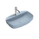 Раковина полувстраиваемая Catalano Green Lux Сolori 42 х 60 х h14 см, цвет - синий матовый 165GRLXNAS