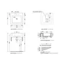 Раковина подвесная Flaminia Acquagrande 60 х 56 х h20 см, цвет - Carbone opaco (матовый) 5052 Carbone
