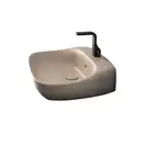 Раковина подвесная Flaminia Fluo 60 х 49 х h20 см, цвет - Argilla opaco (матовый) FU60L Argilla