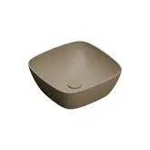 Раковина накладная на столешницу Catalano Green Lux Сolori 40 х 40 х h14 см, цвет - коричневый матовый 140APGRLXMS