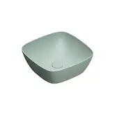 Раковина накладная на столешницу Catalano Green Lux Сolori 40 х 40 х h14 см, цвет - зелёный матовый 140APGRLXVS