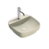 Раковина полувстраиваемая Catalano Green Lux Сolori 42 х 42 х h14 см, цвет - серый матовый 142GRLXNGS