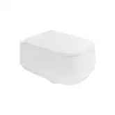 Унитаз подвесной Goclean® (безободковый) Flaminia Flag с сиденьем Soft Close, цвет - Latte opaco (матовый) FG118G+FGCW03 Latte