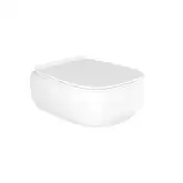 Унитаз подвесной Goclean® (безободковый) Flaminia Fluo с сиденьем Soft Close, цвет - Latte opaco (матовый) FU118G+FUCW05 Latte