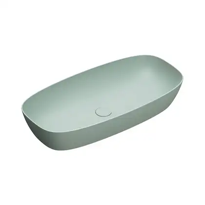 Раковина накладная на столешницу Catalano Green Lux Сolori 40 х 80 х h14 см, цвет - зелёный матовый 180APGRLXVS Раковина накладная на столешницу Catalano Green Lux Сolori 40 х 80 х h14 см, цвет - зелёный матовый 180APGRLXVS