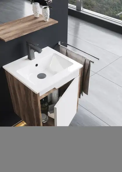 Тумба с раковиной Devit Comfort 45 х 40 х h51 см 0W20045W Тумба с раковиной Devit Comfort 45 х 40 х h51 см 0W20045W