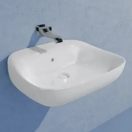 Раковина подвесная Flaminia Fluo 60 х 49 х h20 см, цвет - белый глянцевый FU60L Bianco Раковина подвесная Flaminia Fluo 60 х 49 х h20 см, цвет - белый глянцевый FU60L Bianco