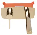 Смеситель для раковины (умывальника) REA OVAL GOLD + BOX скрытого монтажа (REA-B5125)