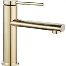 Смеситель для раковины (умывальника) REA OVAL GOLD золото низкий (REA-B6515)