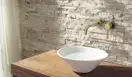Смеситель для раковины (умывальника) REA LUNGO BRUSHED GOLD скрытого монтажа (REA-B8652)