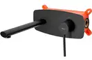 Смеситель для раковины (умывальника) REA OVAL BLACK + BOX черный скрытого монтажа (REA-B8860)