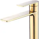 Rea Storm Gold Смеситель для раковины, золотой (REA-B9981)