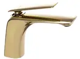 Смеситель для раковины (умывальника) REA JAGER GOLD золотой низкий (REA-B5120)