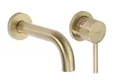 Смеситель для раковины (умывальника) REA LUNGO BRUSHED GOLD скрытого монтажа (REA-B8652)