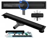 Трап для душа REA NEO PRO BLACK 2в1 черный 50 см (REA-G0999)