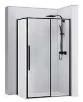 Душевая кабина REA SOLAR BLACK 80х100 (REA-K6310)