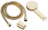 Душевая лейка REA GOLD + шланг + держатель золото (REA-P6637)
