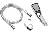 Душевая лейка REA ECO POWER + шланг + держатель хром (REA-P8586)