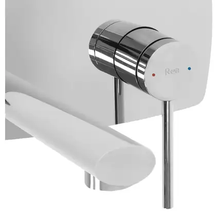 Rea Oval Змішувач для раковини, хром (REA-B5124) Rea Oval Змішувач для раковини, хром (REA-B5124)