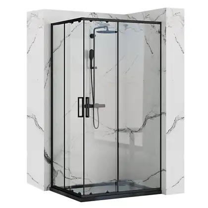 Душевая кабина REA PUNTO BLACK 80х100 (REA-K4806) Душевая кабина REA PUNTO BLACK 80х100 (REA-K4806)