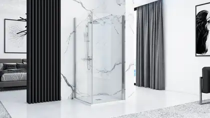Душевой поддон REA ROCK 90X90 WHITE (REA-K5580)