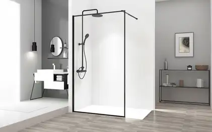 Душевая стенка REA BLER 120 BLACK (REA-K7631)