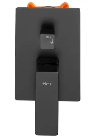 Душовий гарнітур прихованого монтажу REA ORIX BLACK + BOX чорний матовий (REA-P8465) Душовий гарнітур прихованого монтажу REA ORIX BLACK + BOX чорний матовий (REA-P8465)