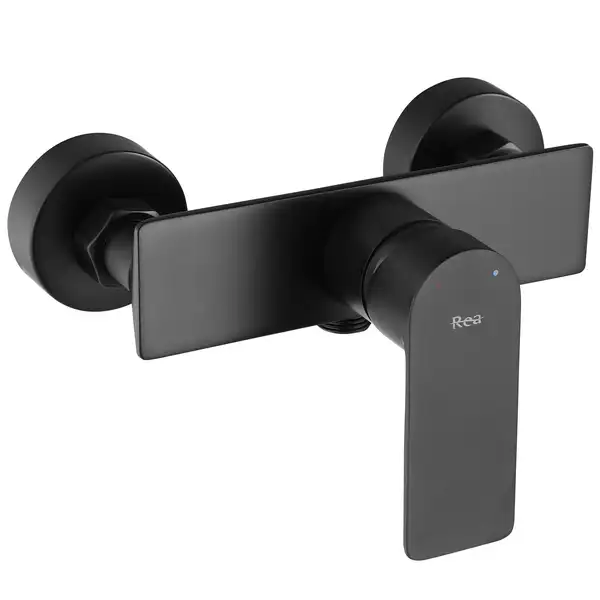 Смеситель для ванны REA URBAN BLACK черный настенный (REA-B9909)
