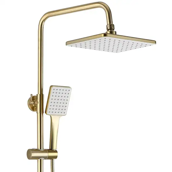 Душевой гарнитур REA HASS BRUSHED GOLD с изливом (REA-B9972)