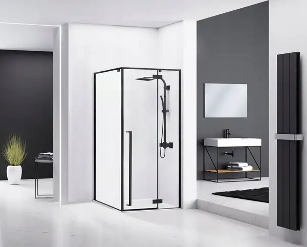 Душевая кабина REA FARGO BLACK 90х90 (REA-K6318)