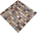 Мозаїка СМ 3045 С3 Brown-Ebony-Beige Silver 300x300x9 Котто Кераміка (СМ 325045)