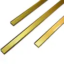 КОТТО КЕРАМІКА Фриз скляний GF 9008 gold 25х900 Кераміка Лео (GF 90008)