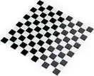 KOTTO Мозаїка GM 4001 С2 Black-White 300x300x4 Котто Кераміка (GM 425001)