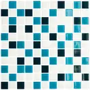 Мозаїка GM 4021 C3 Cerulean D-Cerulean M-White 300x300x4 Котто Кераміка (GM 425021)
