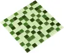 КОТТО КЕРАМІКА Мозаїка GM 4029 C3 green d/green m/green w 300 х 300 х 4 ( 25 х 25 ) Кераміка Лео , Україна (GM 425029)