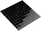 Мозаїка GM 4049 C Black 300x300x4 Котто Кераміка (GM 425049)